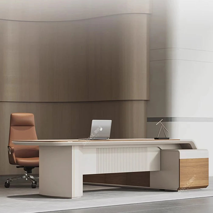 Executive Work Office Desks Drawers Corner Desktop Storage Office Desks Meeting Modern Luxury bureau meuble Furniture WJ25XP