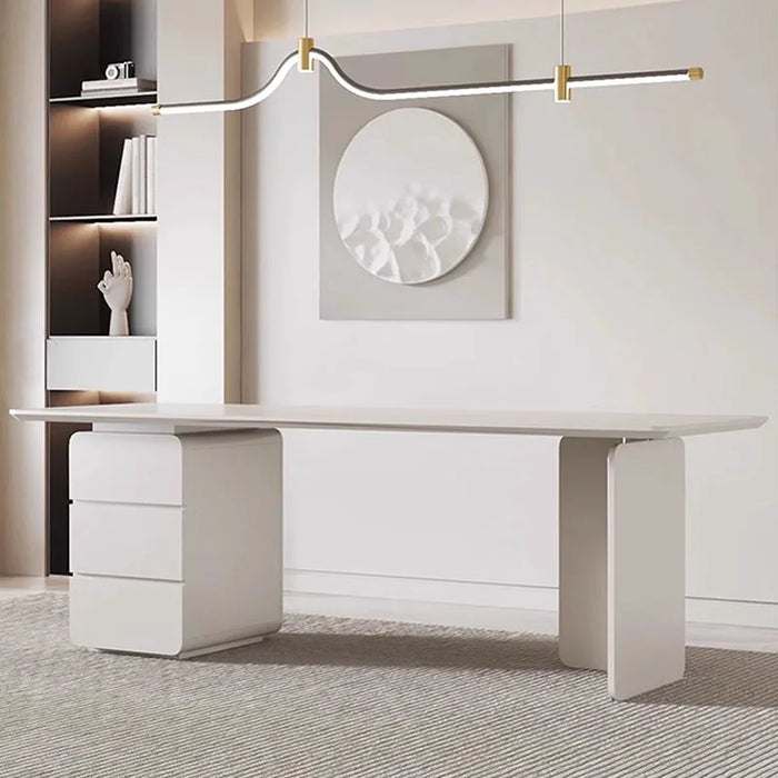 Executive Reception Office Desk White Standing Organizers Storage Computer Desks Supplies Writing Mesa De Computador Furniture
