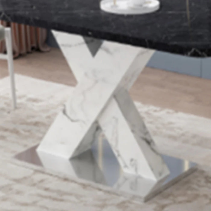 Nordic Luxury Dining Table Coffee Kitchen Home Furniture Marble Dinning Table Coffee Nesting Console Kitchen Study Dining Table