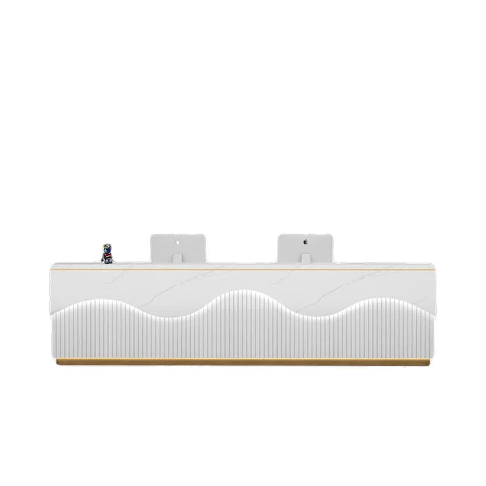Supermarket Reception Desk Office Lectern Barbershop Simple Register Advisory Reception Desk Store Comptoir Caisse Bar Furniture