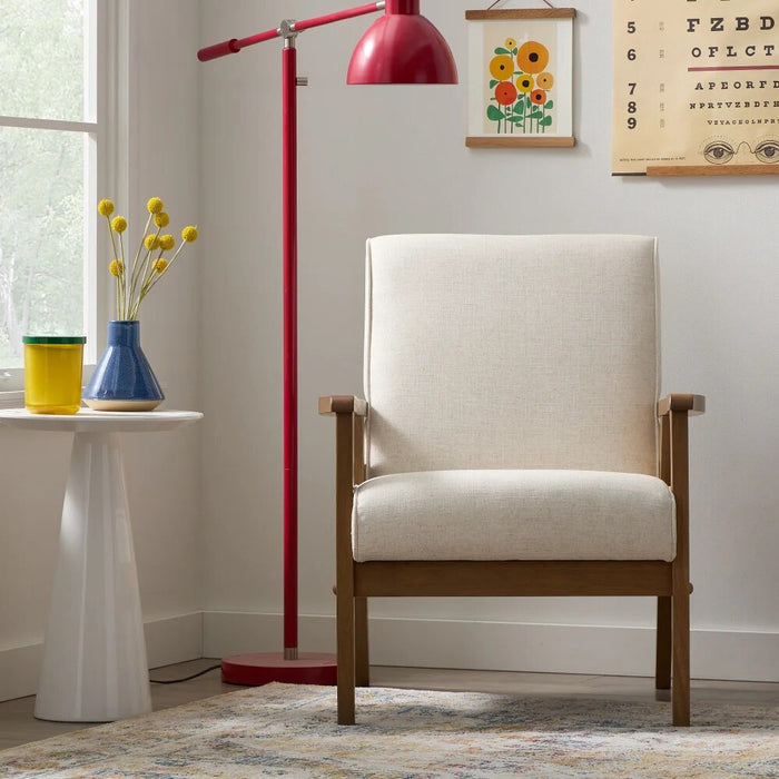 Wood Frame Accent Chair,Living Room Furniture,Chair Living Room, Comfortable,Simple and Modern, Bedroom,Living Room,Single Chair