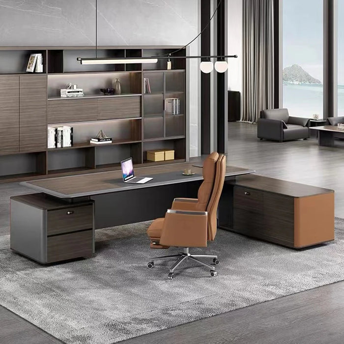Corner Luxury Standing Desk Computer Executive L Shape Drawers Office Desk Meeting Workbench Tavolo Da Lavoro Office Furniture