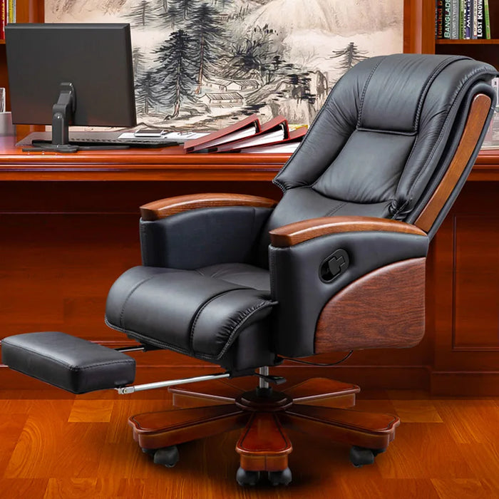 Swivel Computer Office Chairs Ergonomic Design Beauty Salon Study Nordic Chair Leather Rolling Chaises De Bureau Furniture T50BY