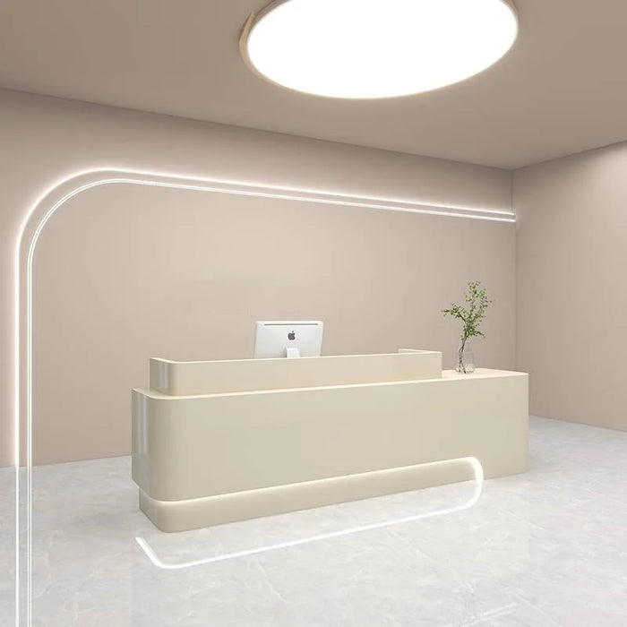 Supermarket Lectern Reception Desk Counter Store Information Nail Conference Reception Desk Luxury Mostrador Luxury Furniture