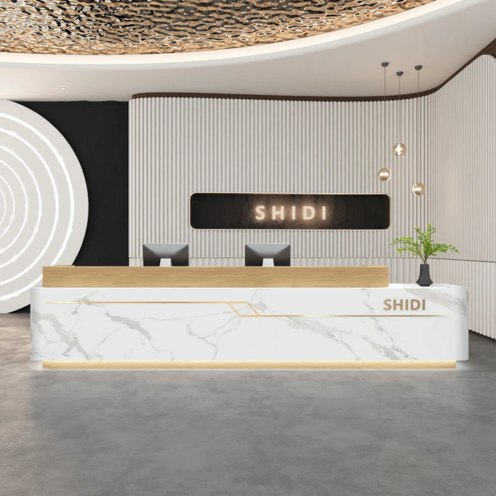 Cabinet Lectern Reception Desk Restaurant Accessories Banco Simple Reception Desk Standing Modern Bureau Meuble Office Furniture