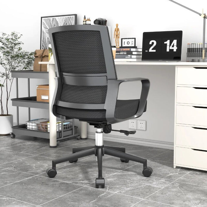 Wheels Ergonomic Relax Office Chair Back Rest Black Cheap Modern Office Chair Comfy Meditation Cadeira De Escritorio Furniture