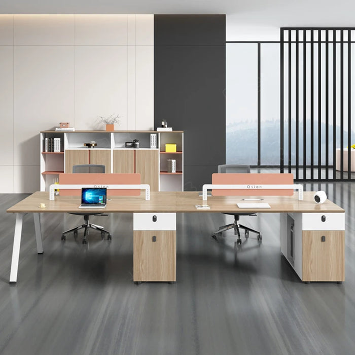 Luxury Wooden Office Desk Modern Executive Boss Conference Office Desk Computer Workstation Mesa Escrivaninha Furniture SR50OD
