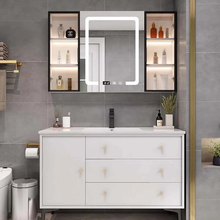 Vintage Medicine Bathroom Cabinets Washbasin Under Sink Bathroom Cabinets Vanity Pantry Badezimmerschränke Postmodern Furniture