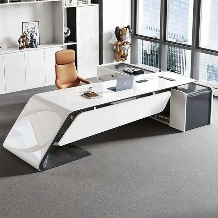 Workbench Drawers Office Desk Bedroom Storage Desktop Writing Office Desk Standing Scrivanie Per Ufficio Luxury Furniture