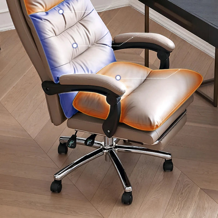 Computer Reclining Office Chairs Ergonomic Gaming Swivel Comfy Office Chairs Bedroom Metal Chaise Cadeira Office Gadgets JY50BG