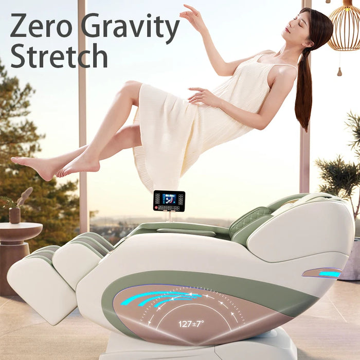 Jare K8 Electric Zero Gravity SL TRACK AUTO EXTEND LEG VOICE Body Cheap Recliner Shiatsu Life Power Relax Massage Chair