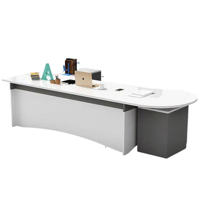Luxury Cheap Office Desk Drawers Writing Storage Drafting Filing Console Office Desk School Scrivania Angolare Furniture HDH