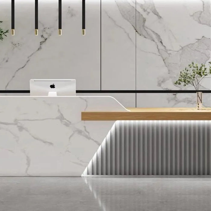Luxury Podium Reception Desk Mobile Bar Counter Salon Modern Information Hotel Reception Desk Lectern Bar Tresen Furniture