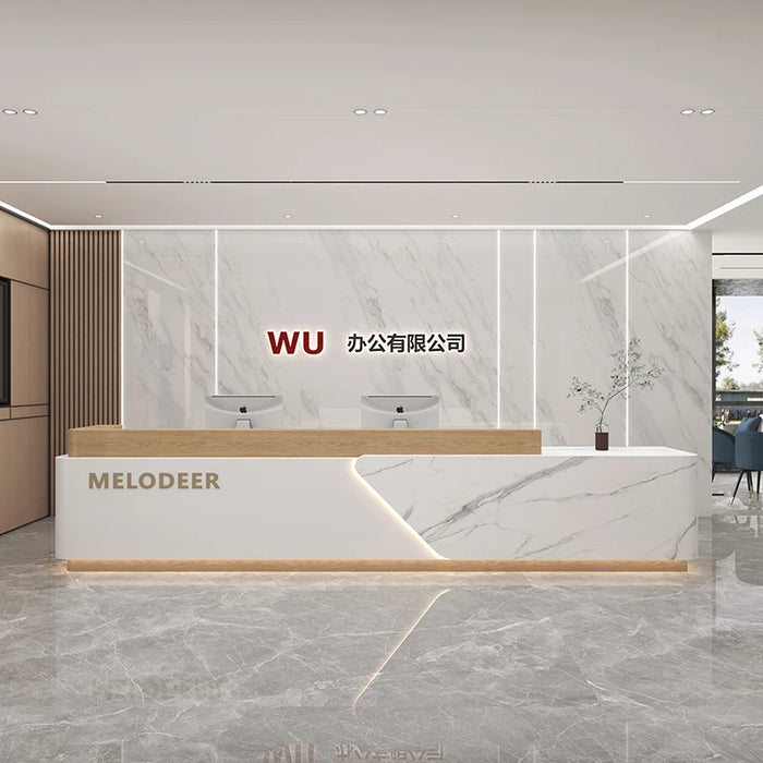 Cashiers Reception Desk Executive Beauty Counter Service Desk Church Pulpit Wooden Tocador Mueble Maquillaje Salon Furniture
