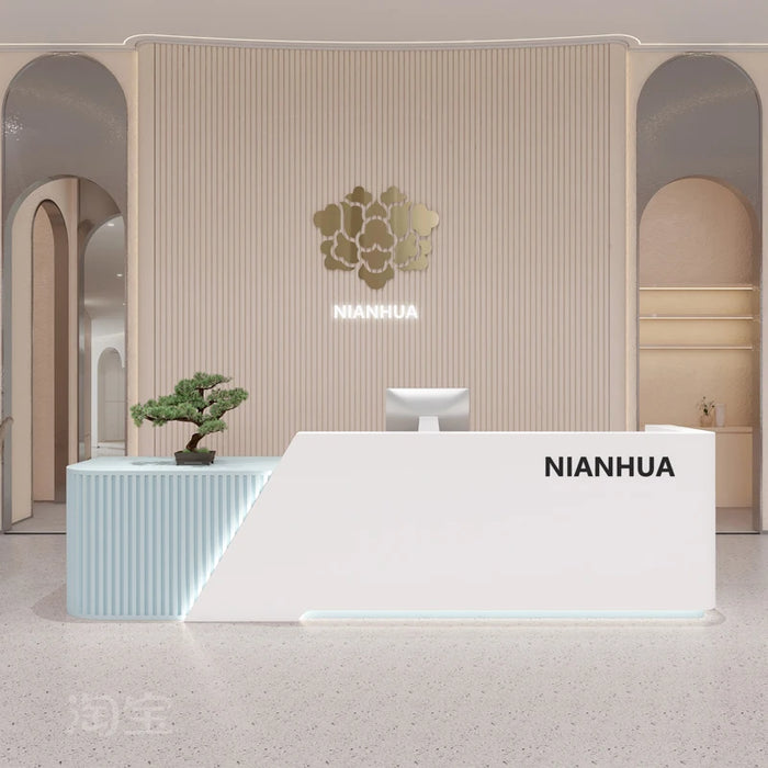 Luxury Executive Reception Desks Counter Replica Hospital Office Front Desk Podium Escrivaninha Para Quarto Luxury Furniture