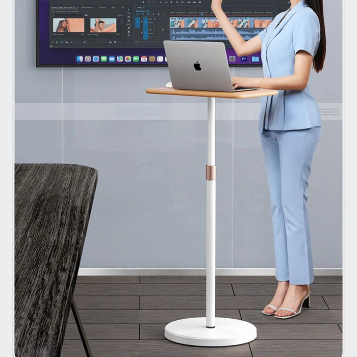 Home Convenience Laptop Stand Lifting Mobile Folding Table Angle Adjustment Computer Table Multi-scene Applicable To Office Desk