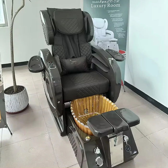 New hot selling massage pedicure chair with customizable color and drainage magnetic pump for foot massage