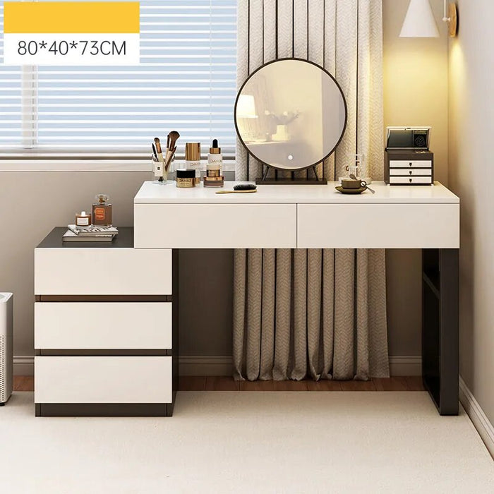 Led Chair Lacquer Dressing Table Container Nordic Comfortable Dressing Table Dressers Bedroom Tocador Maquillaje Home Furniture