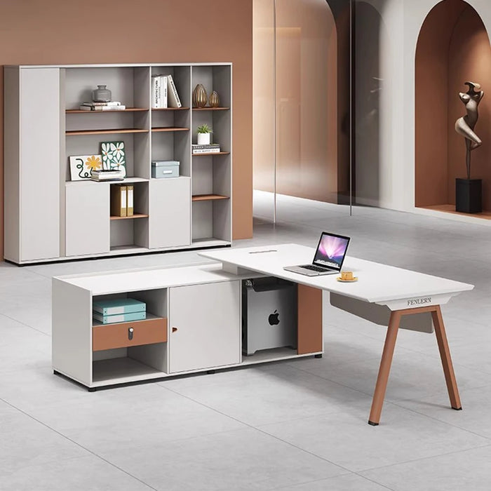 Drawers Luxury Office Desk Reception Writing Executive Desktop Office Desk Meeting Tabla Para Escritorio Modern Furniture