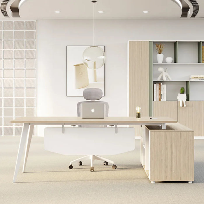 Executive Storage Study Desk Writing Lap Setup Modern Office Desks Folding Student Escritorio Con Cajones Office Desk Furniture