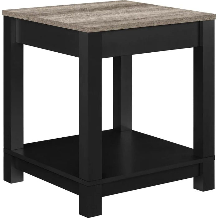 Better Homes & Gardens Langley Bay End Table, Black side table  living room furniture