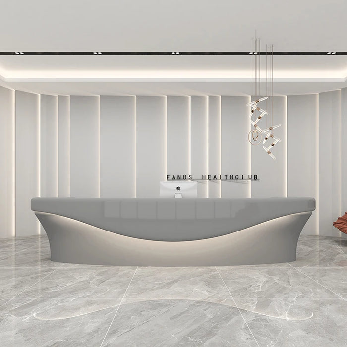 Executive European Reception Desk Lectern Luxury Garden Reception Desk Consable Modern Comptoir Caisse De Boutique Furniture