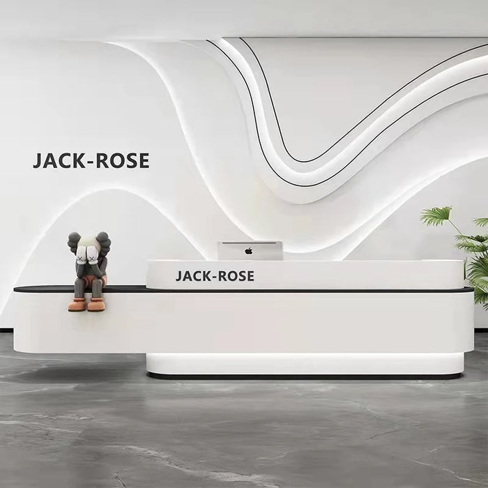 Checkout Coffee Reception Desk Counter Luxury Designs Premium Shop Shopping Reception Desk Clinic Meuble Caisse Furniture HDH