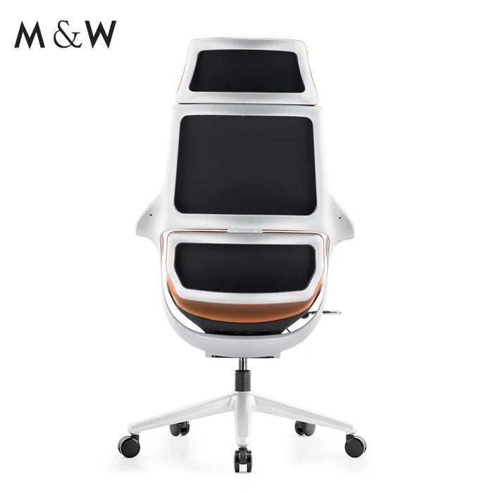 M&W manager office chair furniture ergonomic PU office desk boss executive chair with lumbar support