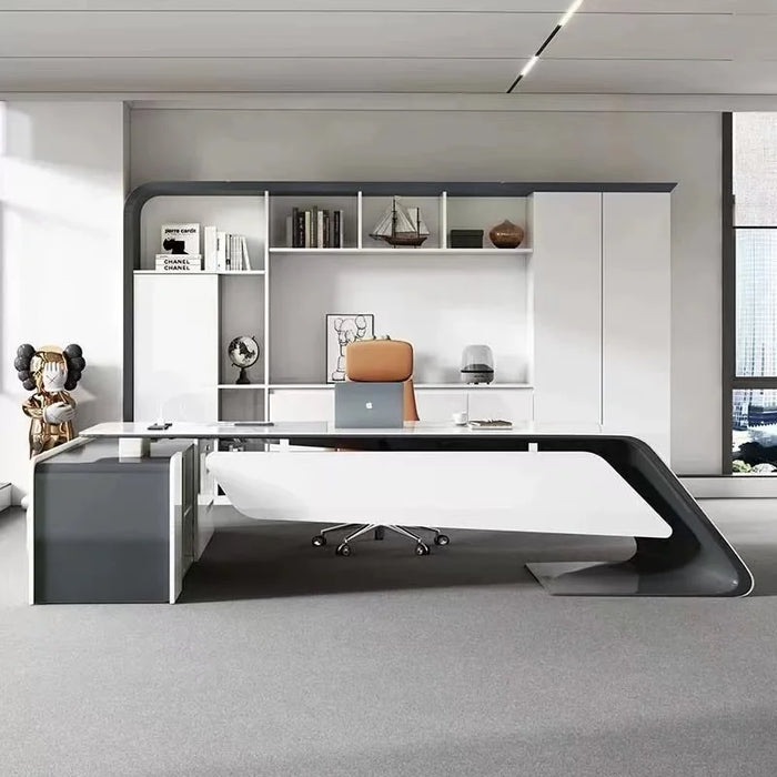 Workbench Drawers Office Desk Bedroom Storage Desktop Writing Office Desk Standing Scrivanie Per Ufficio Luxury Furniture