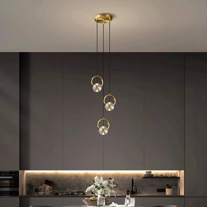 Modern Stair chandeliers in living room lighting Ceiling lamp hanging lights led chandeliers for the living room indoor lighting