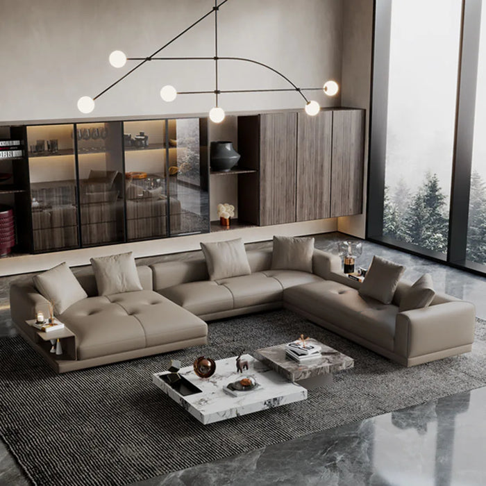 Luxury Modern Living Room Sofas Furniture Bed Family Living Room Sofas Sectional Leather Europe Confort Nordic Chaises Sofa Bed