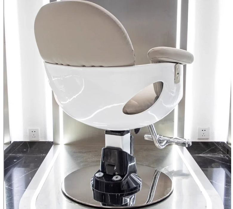New hair salon chair High-end hair salon fashion store electric lift cutting chair barber shop ironing dyeing stool