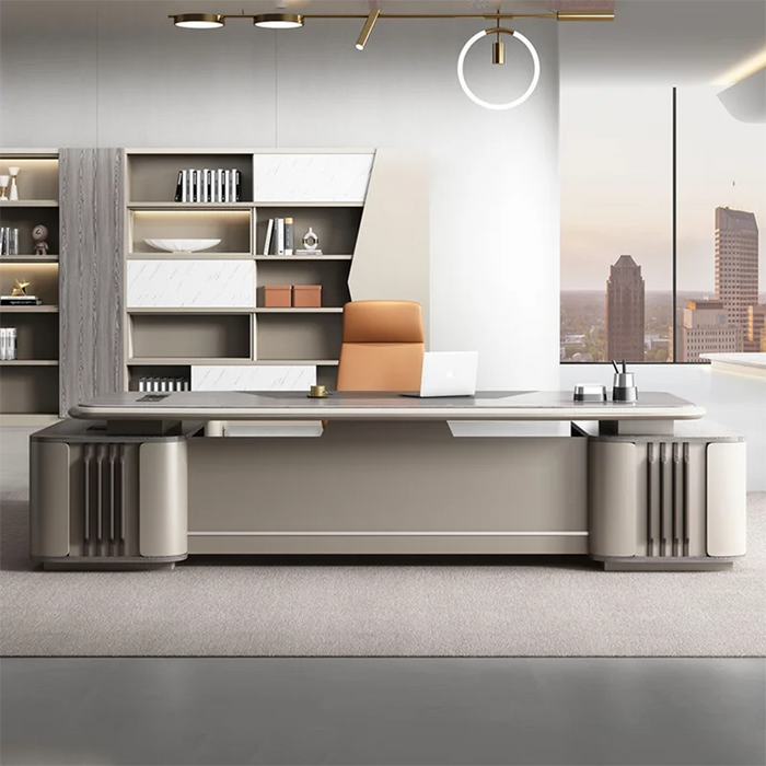 Floor Modern Office Desks Drawers Executive Standing Living Room Computer Desks Study L Shape Gaming Mesa Escritorio Furniture