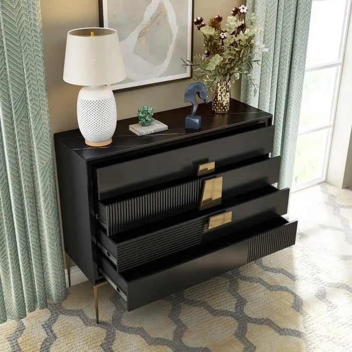 Minimalist Storage Cupboard Display Cabinet Dining Room Sideboard With Drawers Living Room Furniture Black Cabinet