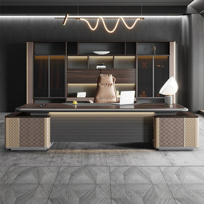 Executive Office Desk Reception Organizer Modern Computer Corner Desk Conference Luxury Escritorios De Oficina Furnitures