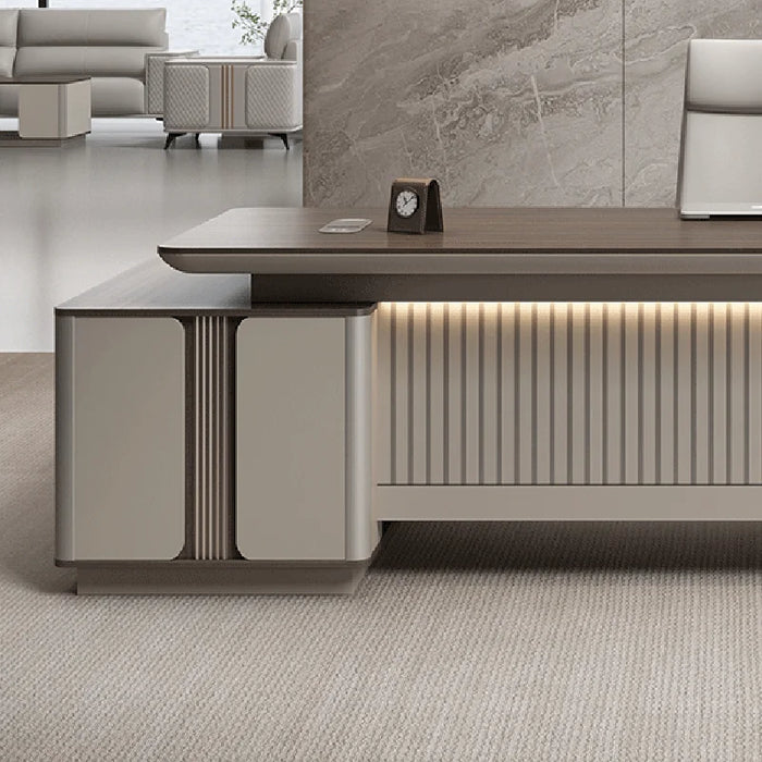 Luxury Executive Office Desk Drawers Writing Workbench Modern Office Desk Reception Scrivania Con Cassetti Home Furniture