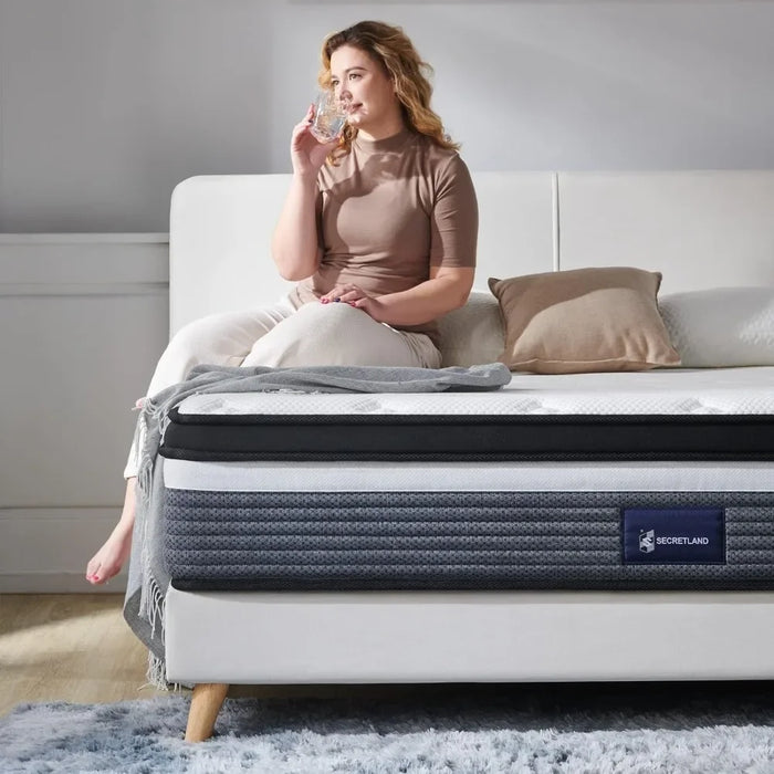Short Queen Size Mattress,10 Inch Cooling-Gel Memory Foam Mattresses, Mattress in A Box, CertiPUR-US Certified, Mattress Colchon