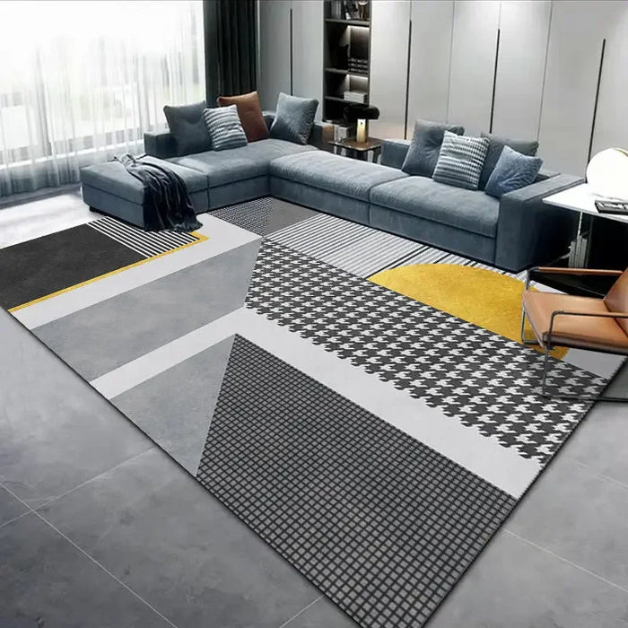 14252 Plush Carpet Living Room Decoration Fluffy Rug Thick Bedroom Carpets Anti-slip Floor Soft Lounge Rugs Solid Large Carpets