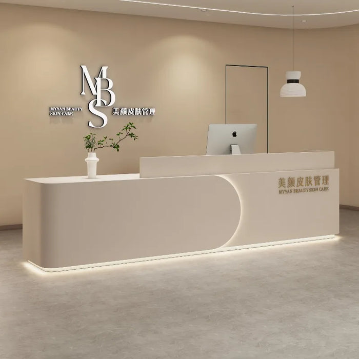 Office Counter Reception Desks Store Salon Front Luxury Gym Podium Table Reception Desks Mobile Bar Scrivania Ufficio Furniture