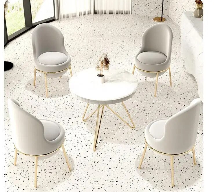 Coffee shop, table and chair combination, milk tea shop, bar, online red commercial, Qingba rest area, home sales office, sofa