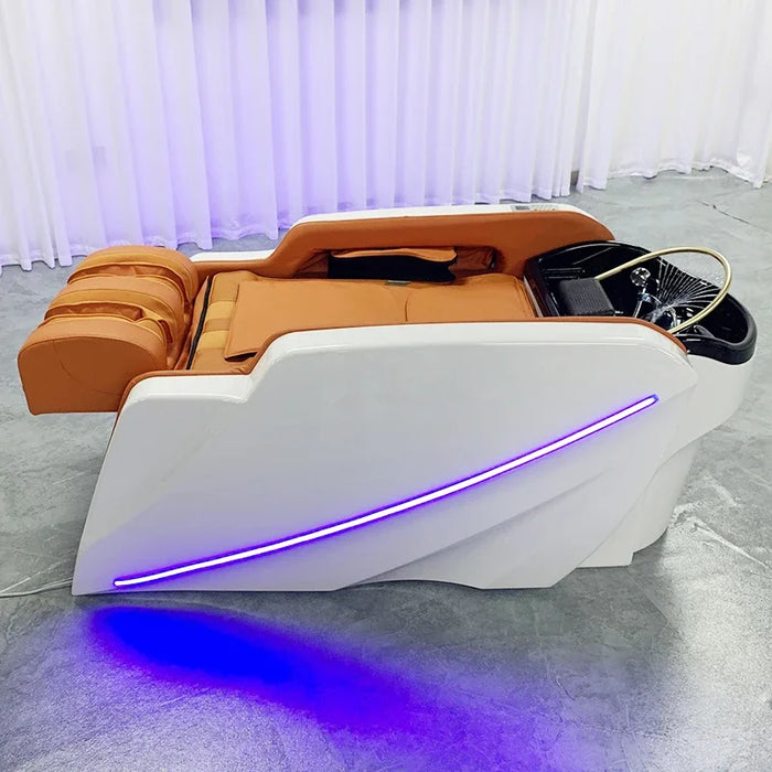 Massage Shampo Chair Therapy Stylist Head Spa Comfort Fashion Hair Wash Bed Ergonomics Lettino Massaggio Furniture MQ50XF