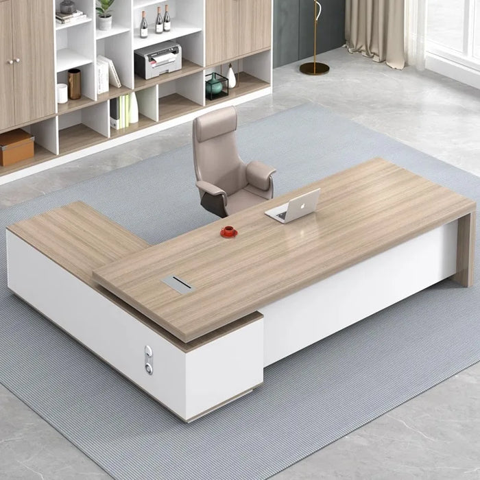 Study Corner Office Desk Computer Conference Executive Writing Monitor Office Desk Drawers Table Ordinateur Office Furniture HDH