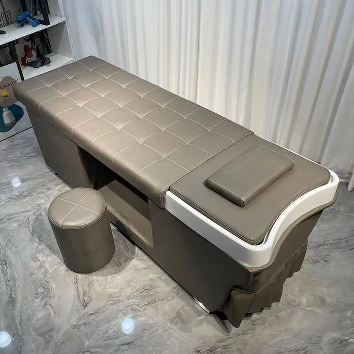Fumigating Shampoo Chair Simple Beauty Sink Water Circulation Shaving Shampoo Chair Massage Bed Sillas Furniture ZT50SC