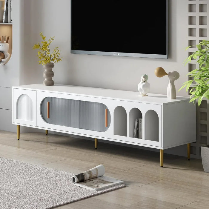 With 3 Shelves and 2 Cupboards Furniture for Modern Television Stands TV Stand Locker Storage Box Tv Wall Cabinet Living Room