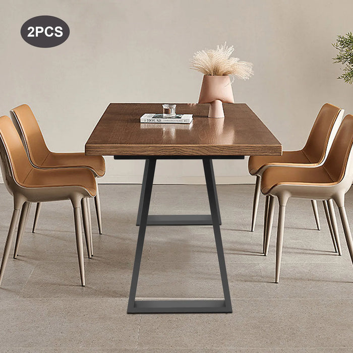 DYRABREST 2 Pcs Metal Table Legs Modern 28 Inch Furniture Legs Heavy Duty Industrial Dining Table Legs for Dinning Table, Office