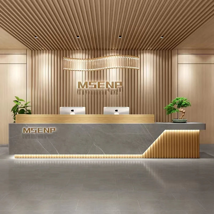 Checkout Pulpit Reception Desks Podium Executive Closet Cashier Reception Desks Shop Bureau Meuble Beauty Salon Furniture
