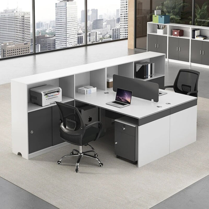 Simplicity Modern Office Desks Employee Combination Station Staff Office Desks Finance Bureau Meuble Working Equipment QF50OD