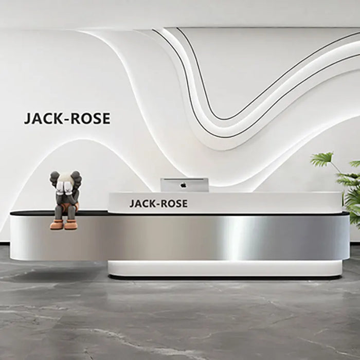 Checkout Coffee Reception Desk Counter Luxury Designs Premium Shop Shopping Reception Desk Clinic Meuble Caisse Furniture HDH