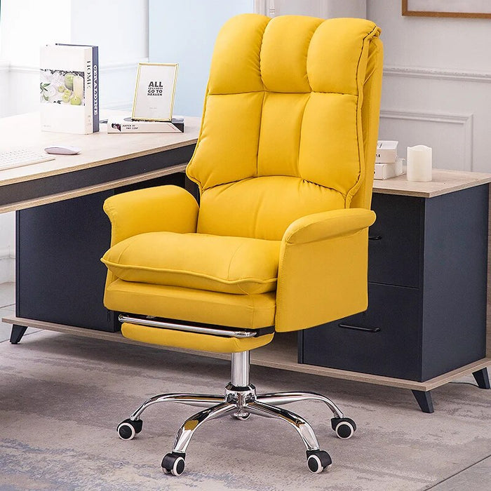 New white gaming chair Comfortable Soft Sofa Chair Bedroom Computer Chair girls live gamer chair leather office chair furniture