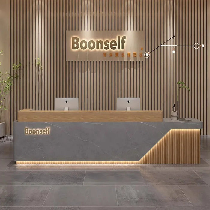Bar Podium Reception Desk Office Counter Hotel Conference Mobile Beauty Reception Desk Lectern Mostrador Recepcion Furniture